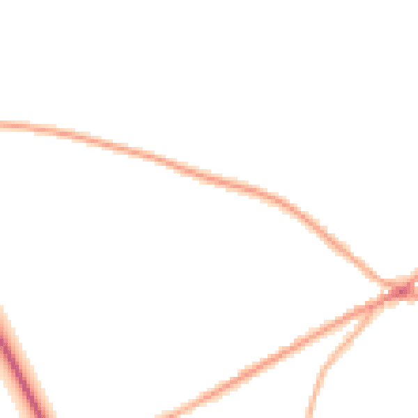 Night-time road noise heatmap for BD11 1AH