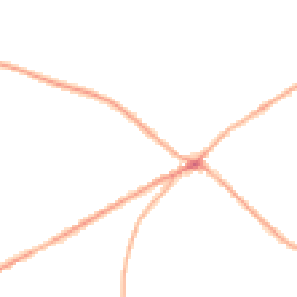 Night-time road noise heatmap for BD11 1AL