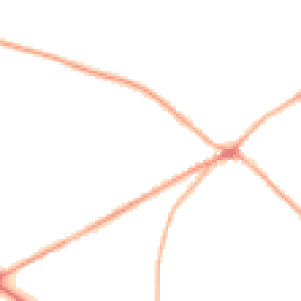 Night-time road noise heatmap for BD11 1AP