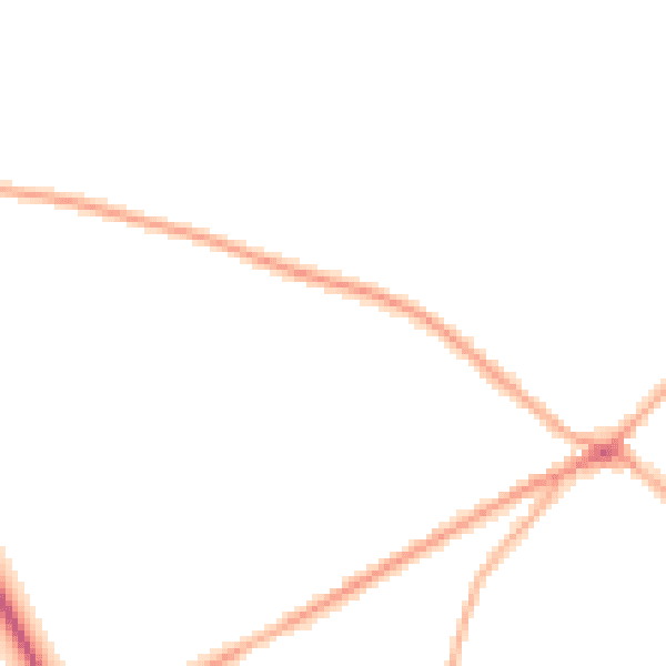 Night-time road noise heatmap for BD11 1AQ