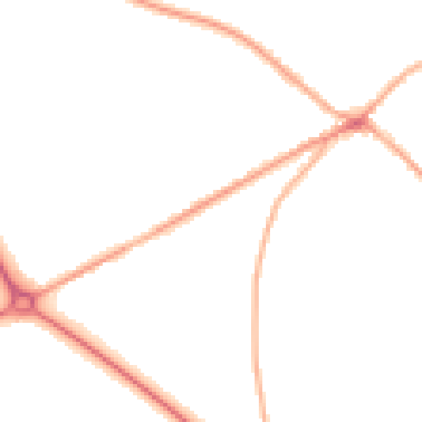 Night-time road noise heatmap for BD11 1AT