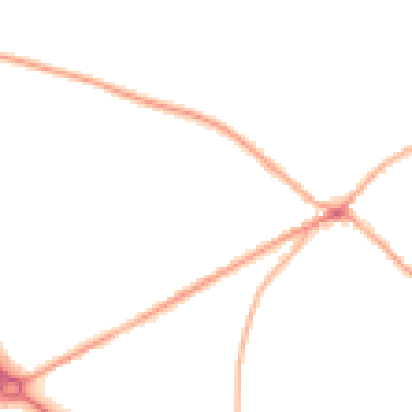Night-time road noise heatmap for BD11 1AW