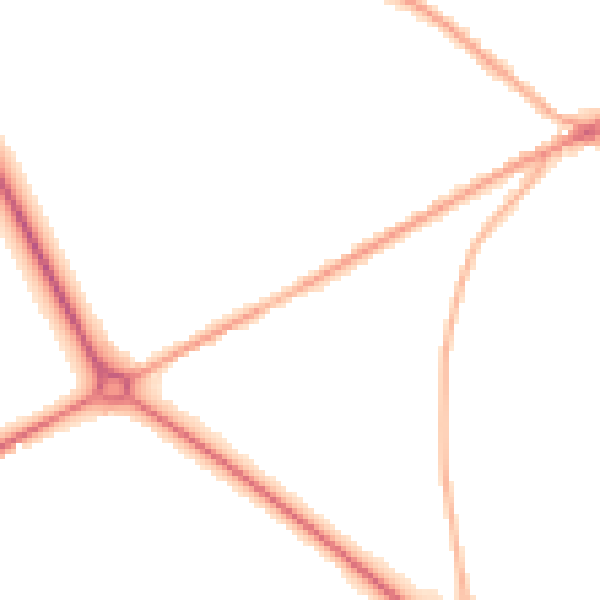 Night-time road noise heatmap for BD11 1BE