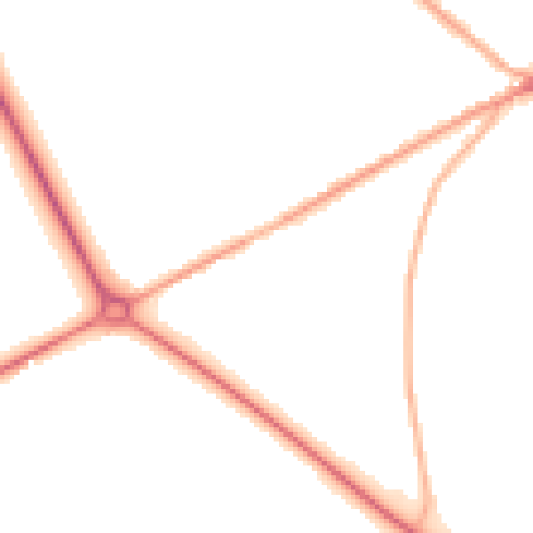 Night-time road noise heatmap for BD11 1BG