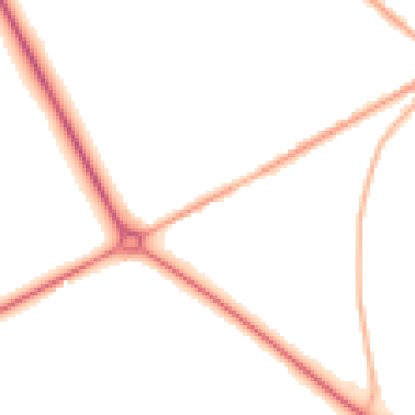 Night-time road noise heatmap for BD11 1BH