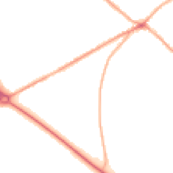 Night-time road noise heatmap for BD11 1BX