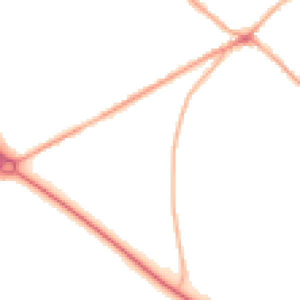 Night-time road noise heatmap for BD11 1DD