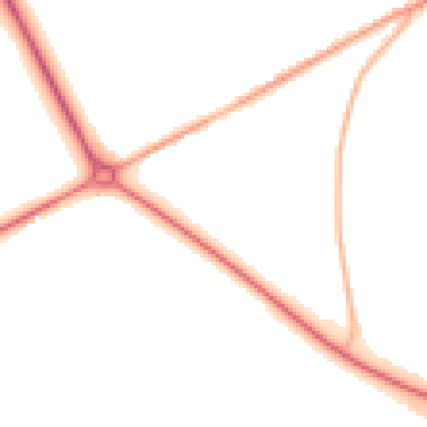 Night-time road noise heatmap for BD11 1DG