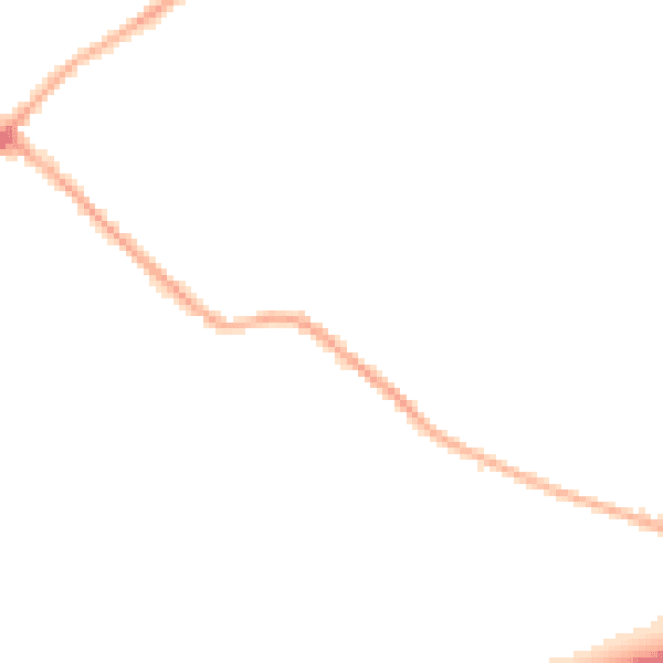 Night-time road noise heatmap for BD11 1DH