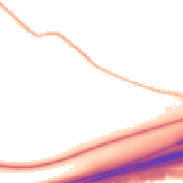 Night-time road noise heatmap for BD11 1DS