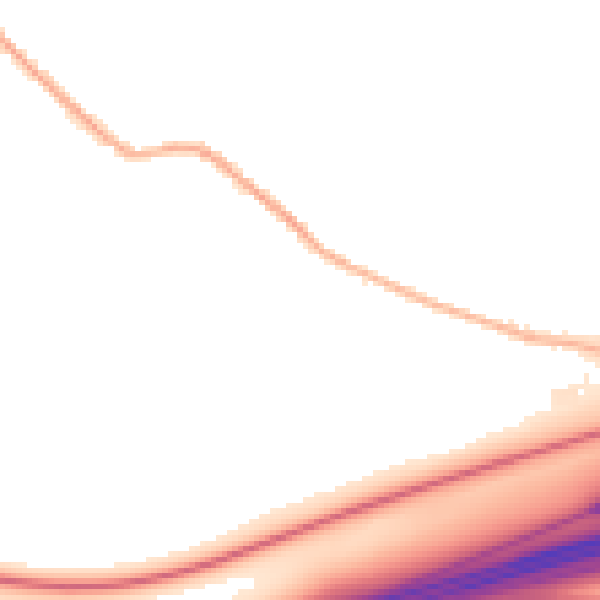 Night-time road noise heatmap for BD11 1DT