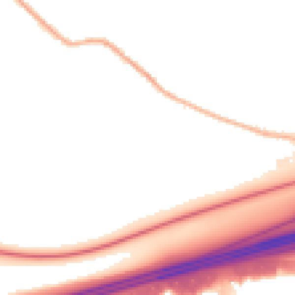 Night-time road noise heatmap for BD11 1DU