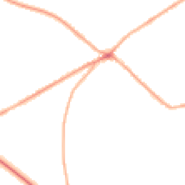 Night-time road noise heatmap for BD11 1JP