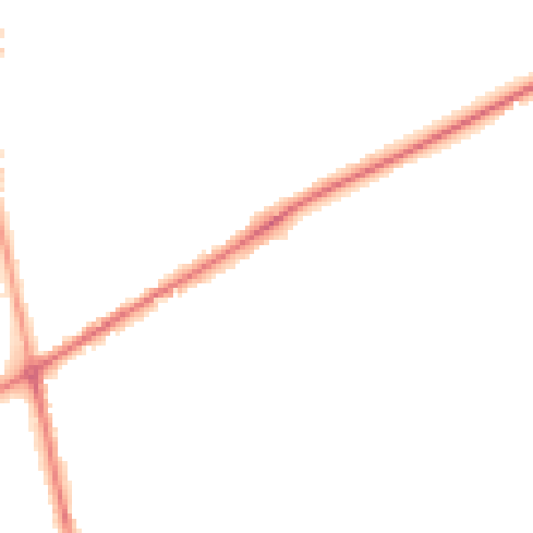Night-time road noise heatmap for BD11 2EX