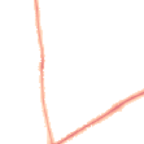 Night-time road noise heatmap for BD11 2JS