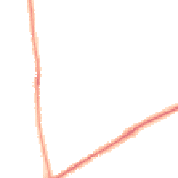Night-time road noise heatmap for BD11 2JU