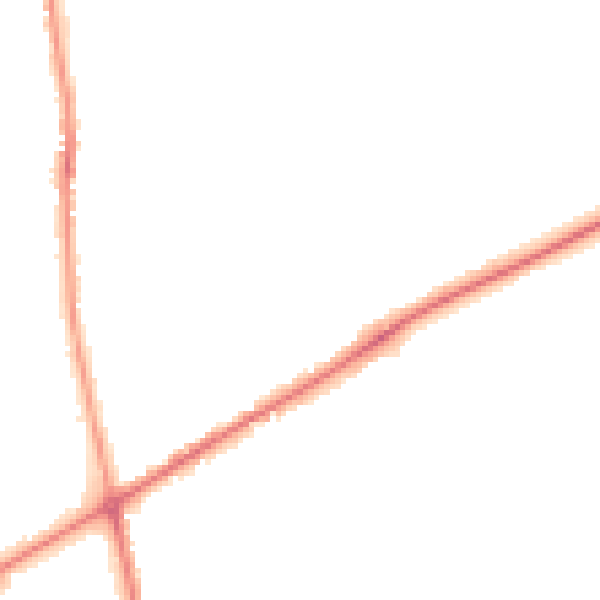 Night-time road noise heatmap for BD11 2LF