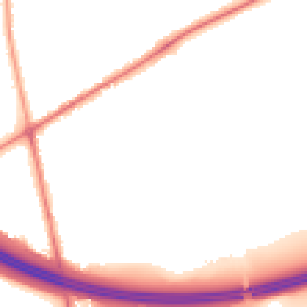 Night-time road noise heatmap for BD11 2NJ