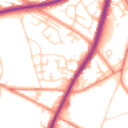 Daytime road noise heatmap for BD12 0AG