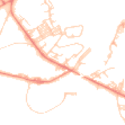 Daytime road noise heatmap for BD12 0AL