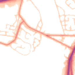 Daytime road noise heatmap for BD12 0EA