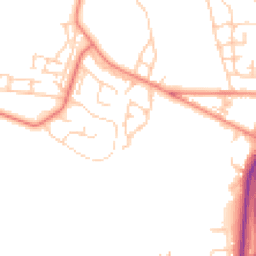 Daytime road noise heatmap for BD12 0EB