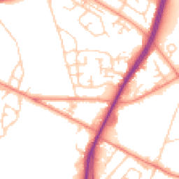 Daytime road noise heatmap for BD12 0EG