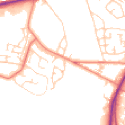 Daytime road noise heatmap for BD12 0EP