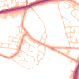 Daytime road noise heatmap for BD12 0EX
