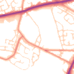 Daytime road noise heatmap for BD12 0EY
