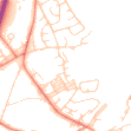 Daytime road noise heatmap for BD12 0HB