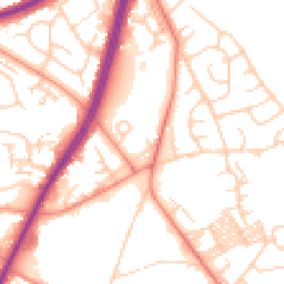Daytime road noise heatmap for BD12 0HD