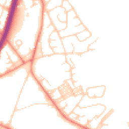 Daytime road noise heatmap for BD12 0HG