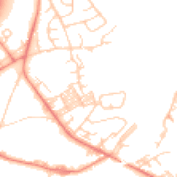 Daytime road noise heatmap for BD12 0JG
