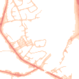 Daytime road noise heatmap for BD12 0JR