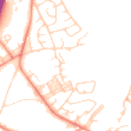 Daytime road noise heatmap for BD12 0JW