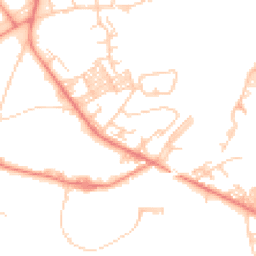 Daytime road noise heatmap for BD12 0JX