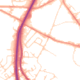Daytime road noise heatmap for BD12 0UJ