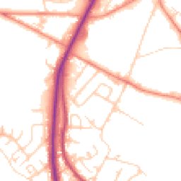 Daytime road noise heatmap for BD12 0UL