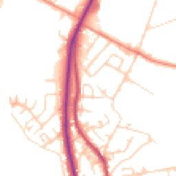 Daytime road noise heatmap for BD12 0UW