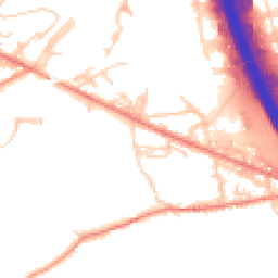 Daytime road noise heatmap for BD12 7AU