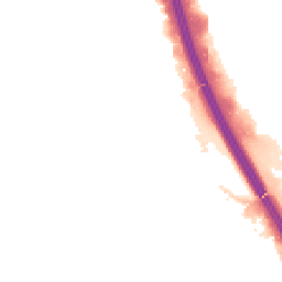 Night-time road noise heatmap for BD12 7BT