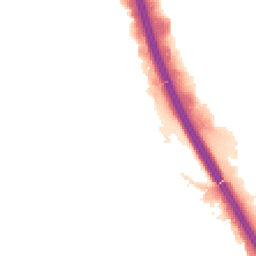 Night-time road noise heatmap for BD12 7BU