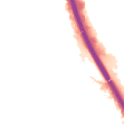 Night-time road noise heatmap for BD12 7BX