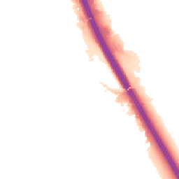 Night-time road noise heatmap for BD12 7DU