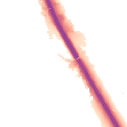 Night-time road noise heatmap for BD12 7EQ