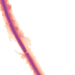 Night-time road noise heatmap for BD12 7EX