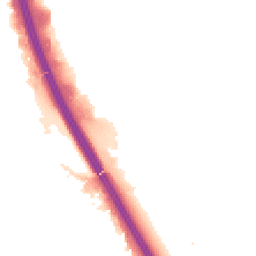 Night-time road noise heatmap for BD12 7HB