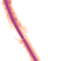 Night-time road noise heatmap for BD12 7HF