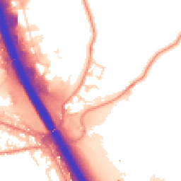 Daytime road noise heatmap for BD12 7HG